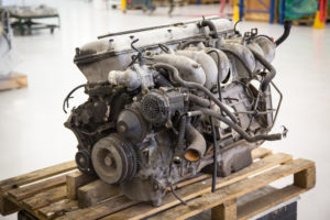 Classic Jaguar engine cleaned up